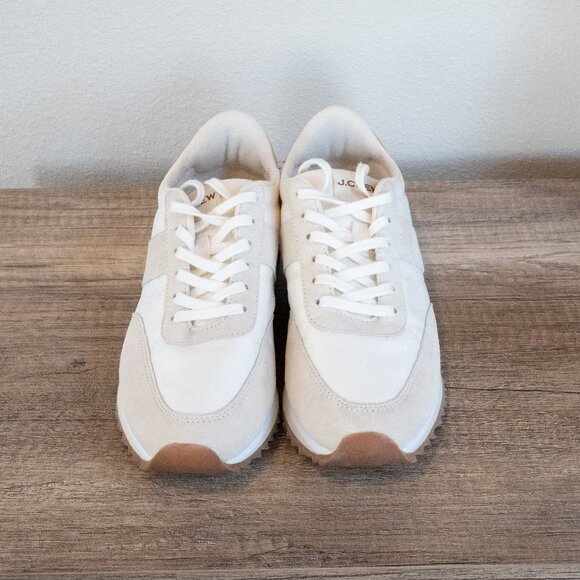 JCrew Trainers in Metallic Women's Size 7.5 Ivory, Tan, and Gold - Picture 1 of 8